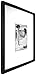 MCS East Village Frame, Black, 11 x 14 matted to 5 x 7 in, Single