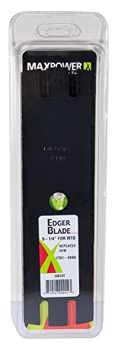 Maxpower 330137 9-1/4" Edger Blade Replaces MTD 781-0080, 78100800637, 981-0080