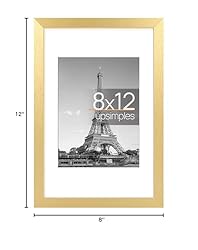 upsimples 8x12 Picture Frame, Display Pictures 6x8