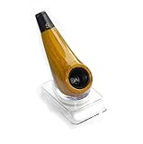 ShowJade TM Traditional Yellow Tobacco Pipe (With Pipe Pouch)