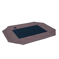 K&H Manufacturing Original Pet Cot Replacement Cover, Chocolate/Mesh, Large