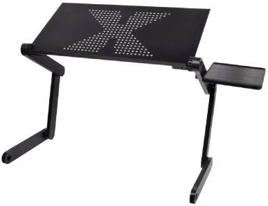 Adjustable Foldable Laptop Notebook Pc Desk Table Vented Stand Portable Bed Tray