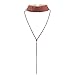 QIYUN.Z Woman Ladies Fashion Choker Sweater Necklace Long Pendant Jewelry