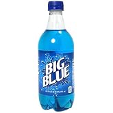 Big Blue Soda, 20 oz Bottle, 24 Count Pack