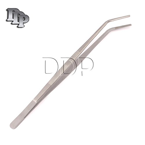DDP Aquarium Tool Kit For Fish Tank Plants, 5 Tools Including Straight Scissors, Curved Scissors, Substrate Spatula, Straight Tweezers, Bent Tweezers