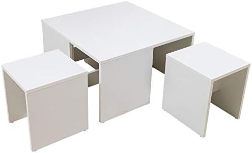 Rani Mobilya R7 Ahsap Ayakli Modern Tasarim Zigon Sehpa 3 Lu Set Servis Sehpasi Ceviz Trendyol