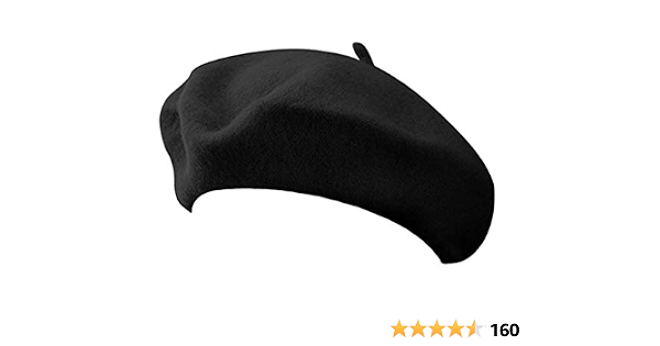 Classic French Artist 100% Wool Beret 