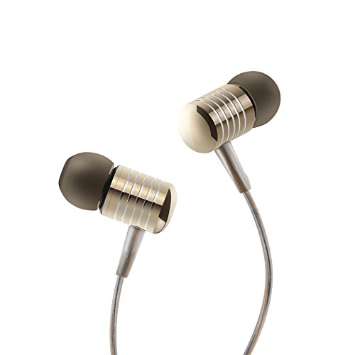 Headphones, HokoAcc In-Ear Earbuds Noise Isolation Headsets Heavy Bass Earphones with Microphone for iPhone Samsung iPad and Most Android Phones