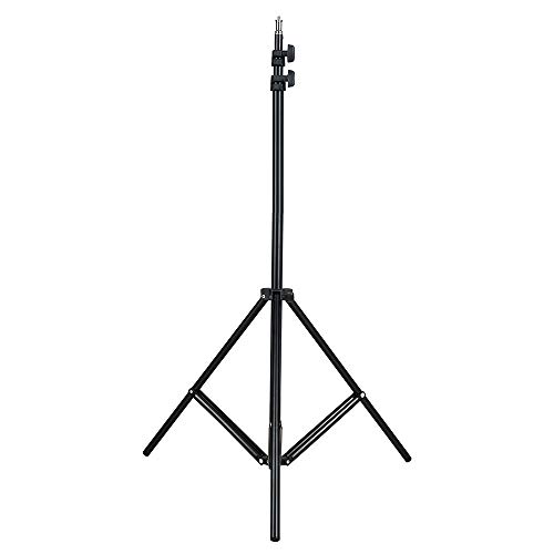 Dunnomart 2m/6.6ft Light Stand Tripod w/ 1/4" Screw for Studio Photo Video Lighting Softbox Flash Lamps Umbrella Reflectors Backgrounds - Thumbnail 6