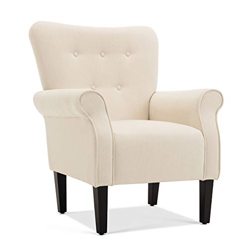 BELLEZE Modern Accent Chair Armchair for Living Room or Bedroom with