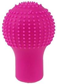 Dolity Soft Silicone Nonslip Car Shift Knob Gear Stick Cover Protector Case -Pink