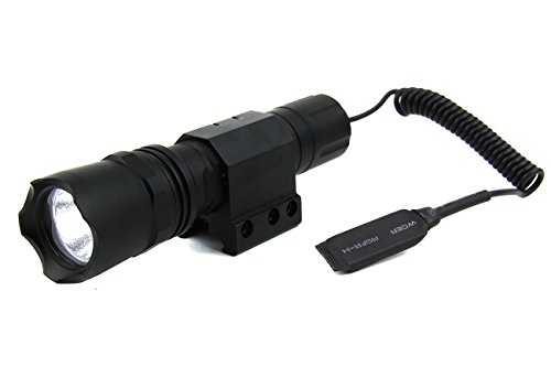 TacFire Tactical Heavy Duty Strobe 220 Lumen Rifle/Shotgun Cree LED Flashlight