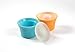 Kinderville Little Bites Storage Jars, Blue/Orange