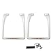 KAINISI 2 pcs Updated Extended Legs Landing Gear for Syma X8 X8G X8HG X8C X8HC X8W X8HW MJX X101 RC Quadcopter Drone (White)
