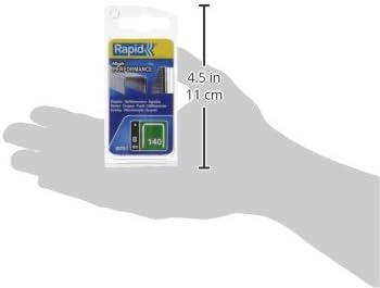 Rapid High-Performance Staples for Insulation Thin Plastics, Cardboard and Carpets Flatwire No. 140, Leg Length 8mm - Image 5