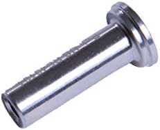 VistaView CableTec Stainless Steel SwiftCatch Quick Connector for Cable Railings for 1/8" Cable (with Shiny Stainless Dome Cap)