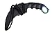 Innoverse Karambit Hawkbill Talon Soul Full Tang Fixed Blade Neck Knife w/ABS Sheath (Limited Edition) (Rainbow Fade)