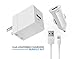 iPhone iPad Charger, iPhone Car Charger, 3-in-1 Apple Certified Mfi Travel 2.4A Wall Charger + Car Charger + Lightning Cable