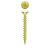 (2000) 8x3 Phillips Bugle Head Coarse Thread Exterior Yellow Zinc Deck Screw #138189