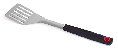 Internet’s Best Stainless Steel Grilling Spatula | Cooking Turner Spatula | Long Handle | Comfort Grip | Smoker Charcoal Gas Electric Cooking Utensil