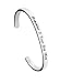 Kendasun Jewelry Remember Mom I Love You Inspirational Bracelet Cuff Bangle for Mother (Silver tone - front inscription)
