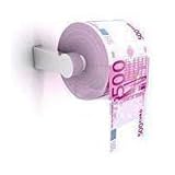 500 Euro Toilet Paper by Bigbuy