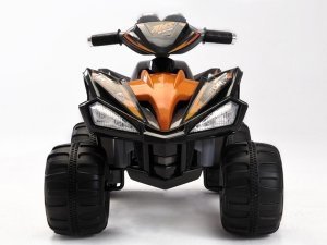 Kids QUAD ATV 4 Wheeler Ride On Power 2 Motors 12V Traction Wheels Black - Thumbnail 2