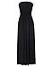 GRACE KARIN Womens Strapless Ruched Casual Maxi Dress with Pockets CLAF0224