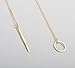 Boosic Adjustable Chain Long Y Necklace For Women Boho Jewelry For Women Gold Tone