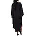 Kafiloe Womens Sexy Batwing Sleeve Cape Deep V Neck Party Bodycon Short Mini Dress Clubwear Plus Size