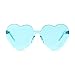 Heart Shape Rimless sunglasses Festival Party Glasses