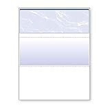 DocuGard Standard Blue Marble Top Check, 24 Pound, 8.5 x 11 Inches, 500 Sheets (04501)