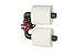 West Ninth Vintage Industrial Iron Pipe Toilet Paper Roll Holder (Double)