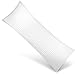 Utopia Bedding Soft Body Pillow - Long Side Sleeper Pillows for Use During Pregnancy - 100% Cotton Cover with Soft Polyester Filling (Single Pack) primary