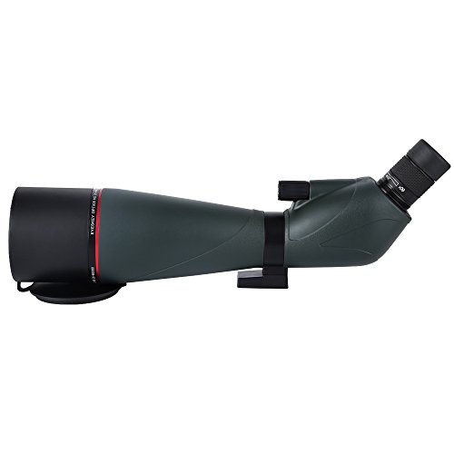Eyeskey Spotting Scope, Waterproof 20-60x80 Zoom Spotting Scope Telescope with Retractable Eyepiece and Fully Multi Coated Optical Glass Lens, Comes with Carry Pouch and Tripod, Green - Thumbnail 2