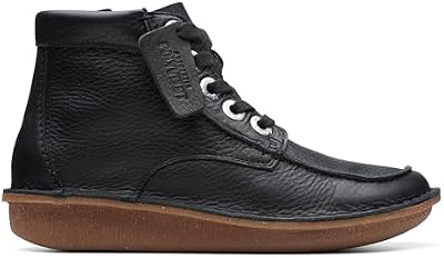 Femme Funny Cedar Shoes, Black Leather, 38 EU