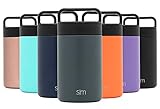 Simple Modern 12oz Provision Food Jar with Handle Lid - Vacuum Insulated 18/8 Stainless Steel Leak Proof Kid's Food Storage Container Flask -Graphite