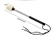 Metoox 2 Pack Drum Mallet Stick Felt Head Percussion Timpani Mallets Sticks with Stainless Steel Handle, White