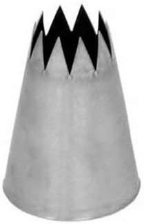 Ateco 824 Stainless Steel #824 Open Star 3/8" Pastry Decorating Tube Tip (August Thomsen) (20 per Pack)