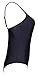 One Pieces Solid Floral Pin Up Sexy Women Front Strappy Cross Swimwear-KJQ999-BK4 Black