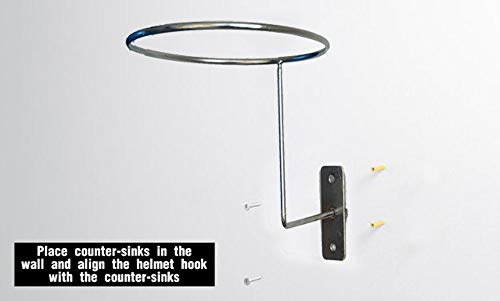 image for Pmsanzay Motorcycle Accessories Helmet Holder Hanger Rack Jacket Hook 