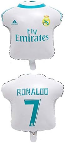 Champions League Real Madrid or Barcelona foil Balloons Football Soccer (Polo Shape RC 4 Pieces Pieces)