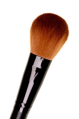 Vegan Blush Brush - Super Soft, Perfect Size, Lifetime Guarantee, PETA & LB Certified Cruelty-Free, Professional-Grade