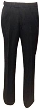 Jonathan Quale Big and Tall Corduroy Pants Pleated Front (72, Black)