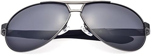 Aviator Sunglasses Polarized for Men Women with Sunglasses Case - UV 400-A193-Black Lens
