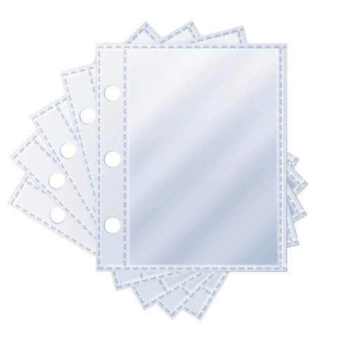 2-Pockets Cards Binder Sleeves Extra Expansion Packs for 2-Pocket Trading Card Mini Binder, 3.8