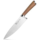 Cangshan H1 Series 60065 German Steel Forged Chef Knife, 8", Silver