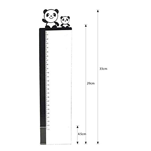 Eraimp Right Computer Monitors Side Panel/Acrylic Message Boards Memo Pads - Cute Owl&Pandas - Notes Memo Board for Computer Monitors(2Pack/Set)