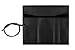 ECOSUSI Pencil Case Pencil Pouch Pen Bag PU Leather Pouch Roll Up Purse for Work, Office, Black