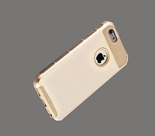 Gold Hybrid Shockproof Hard Rugged Heavy Duty Cover Case for Apple Iphone 6 4.7